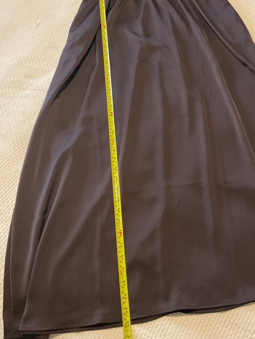 Taylor Maxi Chocolate 2 Fer Sleeveless Sweater Dress with Pockets. - Picture 8 of 11